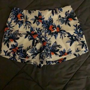 Floral print shorts